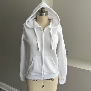 Love Nation White Zip-Up Hoodie